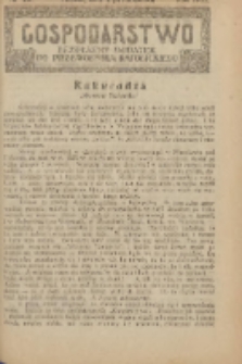 Gospodarstwo : bezpłatny dodatek do Przewodnika Katolickiego 1927.10.02 Nr20
