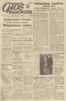 Głos Wielkopolski. 1954.01.22 R.10 nr19 Wyd.AB