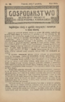 Gospodarstwo : bezpłatny dodatek do Przewodnika Katolickiego 1929.12.01 Nr23