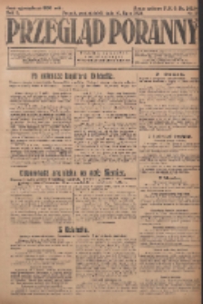 Przegląd Poranny: pismo niezależne i bezpartyjne 1923.07.16 R.3 Nr193