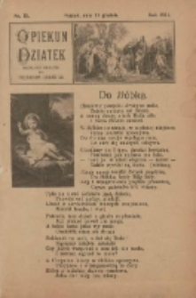 Opiekun Dziatek : bezpłatny dodatek do Przewodnika Katolickiego 1921.12.25 Nr15
