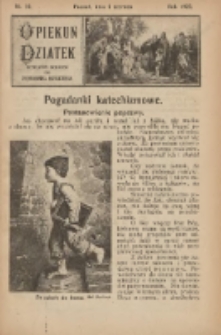 Opiekun Dziatek : bezpłatny dodatek do Przewodnika Katolickiego 1922.06.04 Nr10