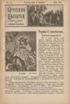 Opiekun Dziatek : bezpłatny dodatek do Przewodnika Katolickiego 1922.08.13 Nr14