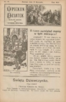 Opiekun Dziatek : bezpłatny dodatek do Przewodnika Katolickiego 1922.11.19 Nr19