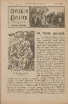 Opiekun Dziatek : bezpłatny dodatek do Przewodnika Katolickiego 1923.01.14 Nr1