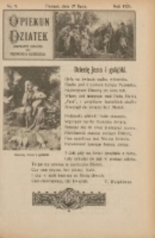 Opiekun Dziatek : bezpłatny dodatek do Przewodnika Katolickiego 1924.07.27 Nr9