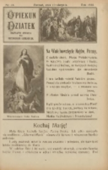 Opiekun Dziatek : bezpłatny dodatek do Przewodnika Katolickiego 1924.08.10 Nr10
