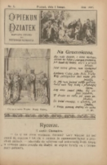 Opiekun Dziatek : bezpłatny dodatek do Przewodnika Katolickiego 1925.02.01 Nr5