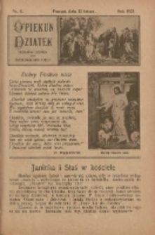 Opiekun Dziatek : bezpłatny dodatek do Przewodnika Katolickiego 1925.02.22 Nr8
