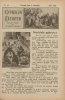 Opiekun Dziatek : bezpłatny dodatek do Przewodnika Katolickiego 1925.04.05 Nr13
