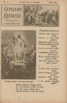 Opiekun Dziatek : bezpłatny dodatek do Przewodnika Katolickiego 1925. 04.12Nr14