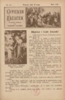 Opiekun Dziatek : bezpłatny dodatek do Przewodnika Katolickiego 1925.05.10 Nr18
