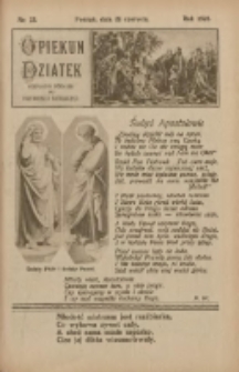 Opiekun Dziatek : bezpłatny dodatek do Przewodnika Katolickiego 1925.06.28 Nr22