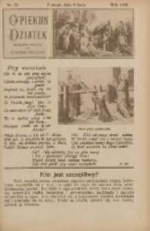 Opiekun Dziatek : bezpłatny dodatek do Przewodnika Katolickiego 1925.07.05 Nr23