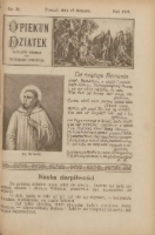 Opiekun Dziatek : bezpłatny dodatek do Przewodnika Katolickiego 1925.08.15 Nr29