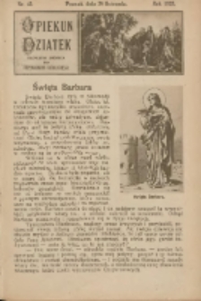 Opiekun Dziatek : bezpłatny dodatek do Przewodnika Katolickiego 1925.11.29 Nr42