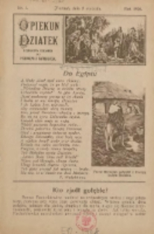 Opiekun Dziatek : bezpłatny dodatek do Przewodnika Katolickiego 1926.01.03 Nr1