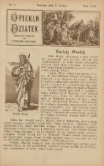 Opiekun Dziatek : bezpłatny dodatek do Przewodnika Katolickiego 1926.02.21 Nr7