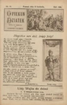 Opiekun Dziatek : bezpłatny dodatek do Przewodnika Katolickiego 1926.04.18 Nr15