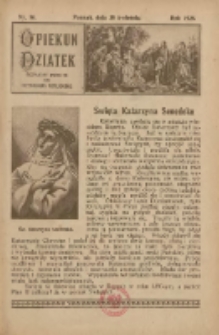 Opiekun Dziatek : bezpłatny dodatek do Przewodnika Katolickiego 1926.04.25 Nr16
