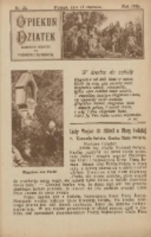 Opiekun Dziatek : bezpłatny dodatek do Przewodnika Katolickiego 1926.06.13 Nr22