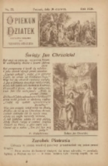 Opiekun Dziatek : bezpłatny dodatek do Przewodnika Katolickiego 1926.06.20 Nr23