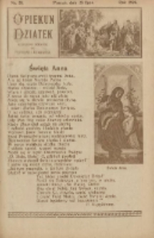 Opiekun Dziatek : bezpłatny dodatek do Przewodnika Katolickiego 1926.07.25 Nr28