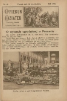 Opiekun Dziatek : bezpłatny dodatek do Przewodnika Katolickiego 1926.10.24 Nr40