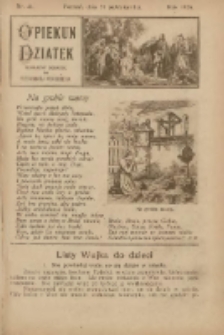 Opiekun Dziatek : bezpłatny dodatek do Przewodnika Katolickiego 1926.10.31 Nr41