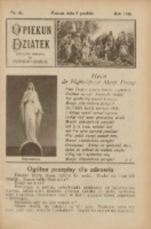 Opiekun Dziatek : bezpłatny dodatek do Przewodnika Katolickiego 1926.12.95 Nr46