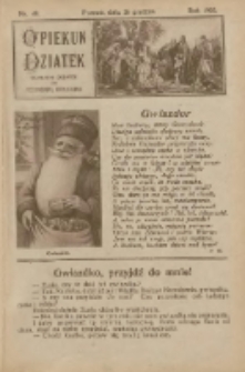 Opiekun Dziatek : bezpłatny dodatek do Przewodnika Katolickiego 1926.12.26 Nr49