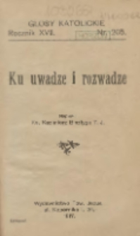 Ku uwadze i rozwadze
