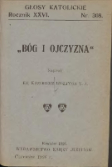"B&oacute;g i ojczyzna"