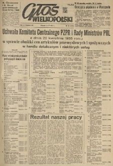 Głos Wielkopolski. 1955.04.24 R.11 nr96 Wyd.AB