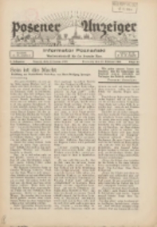 Posener Anzeiger : Zeitschrift für Unterhaltung, Beratung und Aufklärung Kampfblatt für die Wahrheit 1939.02.12 Jg.3 F.3a