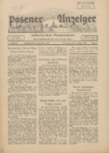 Posener Anzeiger : Zeitschrift für Unterhaltung, Beratung und Aufklärung Kampfblatt für die Wahrheit 1939.04.02 Jg.3 F.7