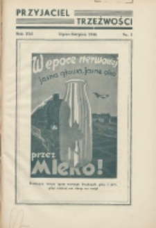 Przyjaciel Trzeźwości : organ Związku Bractw Wstrzemięźliwości Archidiecezji Gnieźnieńskiej i Poznańskiej : miesięcznik dla szerzenia wstrzemięźliwości między ludem 1934 lipiec-sierpień R.16 Nr3