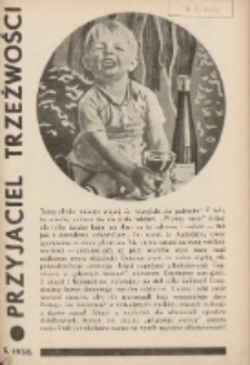 Przyjaciel Trzeźwości : organ Związku Bractw Wstrzemięźliwości Archidiecezji Gnieźnieńskiej i Poznańskiej : miesięcznik dla szerzenia wstrzemięźliwości między ludem 1938 R.20 Nr5