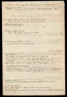 Nabytki Biblioteki Kórnickiej w l.1844-1872 m.in. rejestr Kielisińskiego 1844-1847, spis Lelewelianów ręką Lelewela etc.