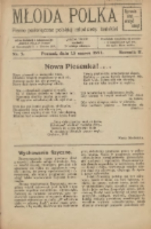 Młoda Polka : pismo poświęcone polskiej młodzieży żeńskiej 1921.03.15 R.2 Nr3