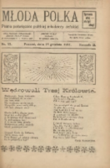 Młoda Polka : pismo poświęcone polskiej młodzieży żeńskiej 1921.12.15 R.2 Nr12