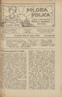Młoda Polka : pismo poświęcone polskiej młodzieży żeńskiej 1922.05.15 R.3 Nr5