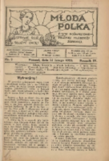 Młoda Polka : pismo poświęcone polskiej młodzieży żeńskiej 1923.02.15 R.4 Nr2