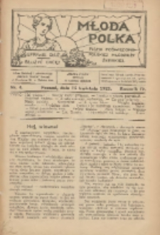 Młoda Polka : pismo poświęcone polskiej młodzieży żeńskiej 1923.04.15 R.4 Nr4