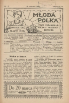 Młoda Polka : pismo poświęcone polskiej młodzieży żeńskiej 1924.03.15 R.5 Nr3