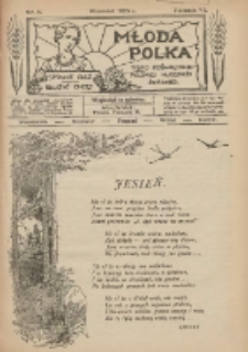 Młoda Polka : pismo poświęcone polskiej młodzieży żeńskiej 1925.09 R.6 Nr9