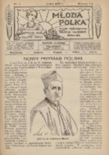 Młoda Polka : pismo poświęcone polskiej młodzieży żeńskiej 1926.07 R.7 Nr7
