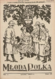 Młoda Polka : pismo poświęcone polskiej młodzieży żeńskiej 1928.07 R.9 Nr7