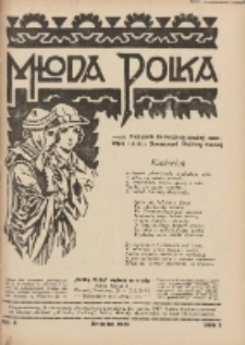 Młoda Polka : pismo poświęcone polskiej młodzieży żeńskiej 1929.04 R.10 Nr4