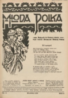 Młoda Polka : pismo poświęcone polskiej młodzieży żeńskiej 1929.09 R.10 Nr9